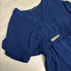 Zara 자라 반팔 미니원피스 사이즈 xs 이미지