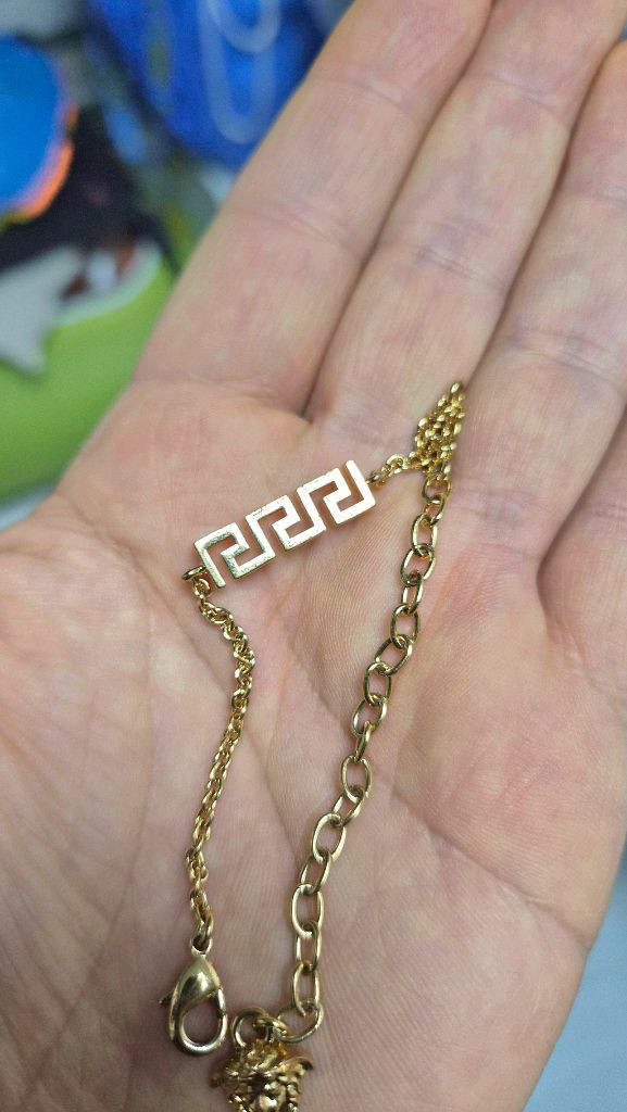 베르사체 메두사 참 팔찌--4