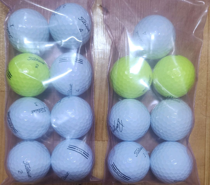 타이틀리스트 AVX 로스트볼 골프공 14알--1