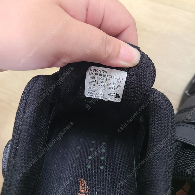 노스페이스정품운동화스니커즈 신발 240 이미지