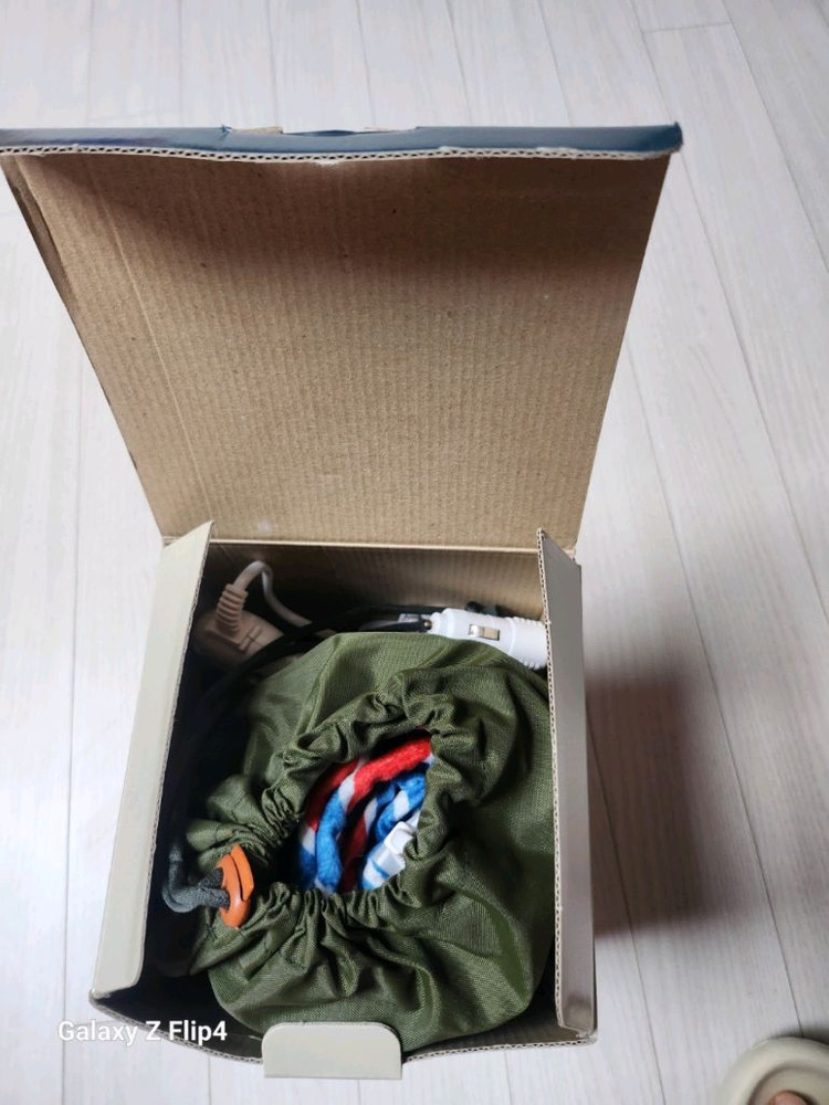 포켓베드 워셔블 차박 캠핑용 DC 12V/AC겸용 캠핑프로 고급형 온열매트 새상품--4