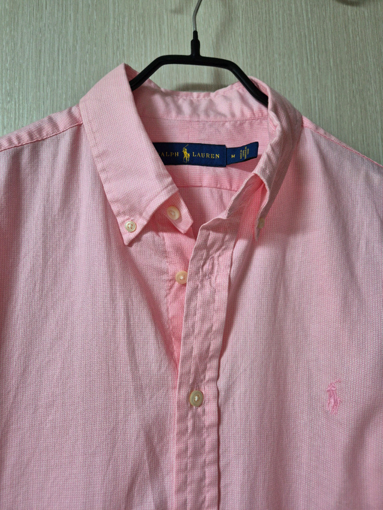 폴로 랄프로렌 핑크 셔츠 남방 M 남성--2