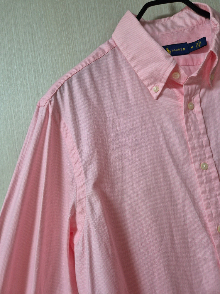 폴로 랄프로렌 핑크 셔츠 남방 M 남성--3