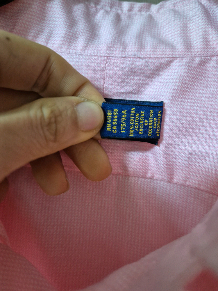 폴로 랄프로렌 핑크 셔츠 남방 M 남성--7