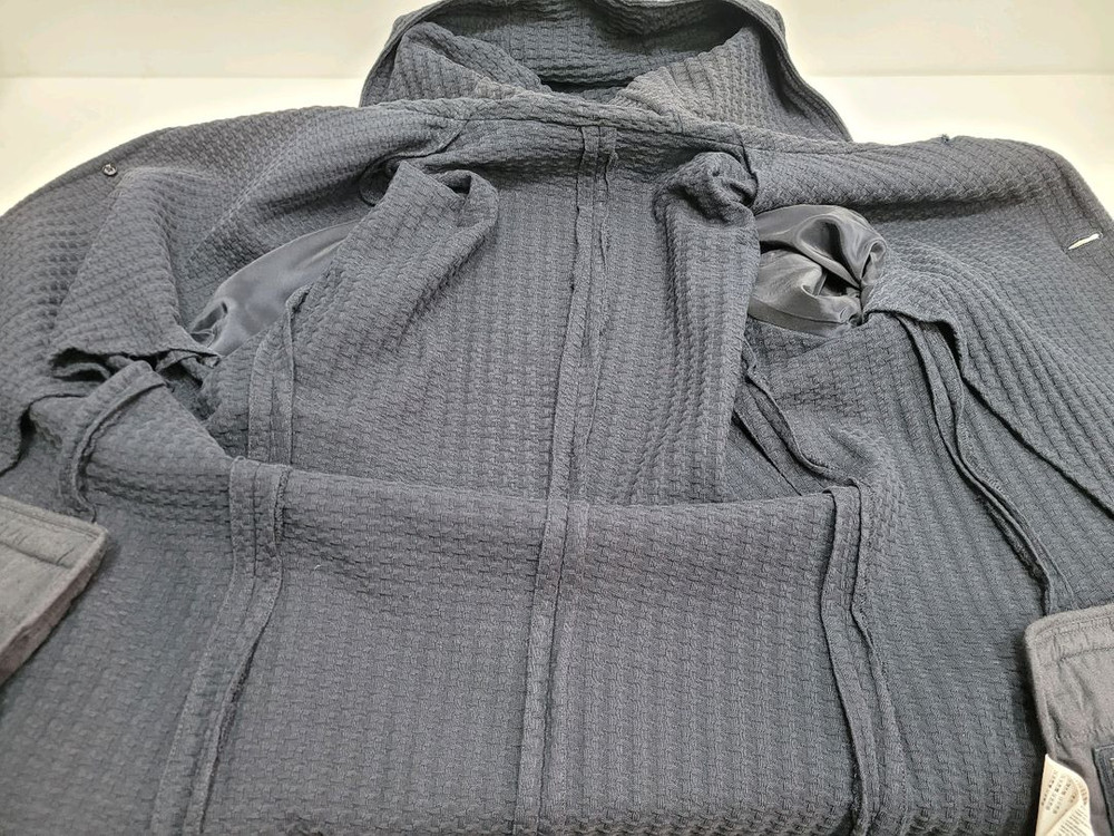 ARMANI 엠포리오 아르마니 후드 캐주얼 자켓 / 남 100 다크네이비--6