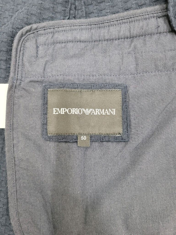 ARMANI 엠포리오 아르마니 후드 캐주얼 자켓 / 남 100 다크네이비--7