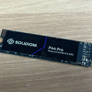 솔리다임 P44 pro 2TB 급처