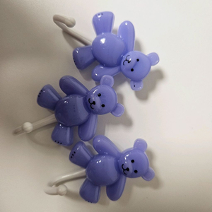 곰돌이 후크 고리 걸이 3개 (새상품)