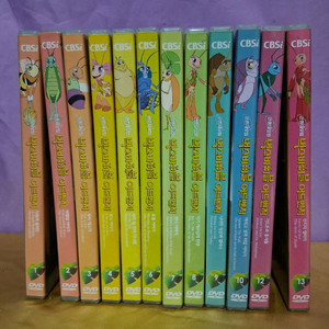 DVD 곤충대모험 벅스바이블 어드벤치.12개일괄.11번 없어요