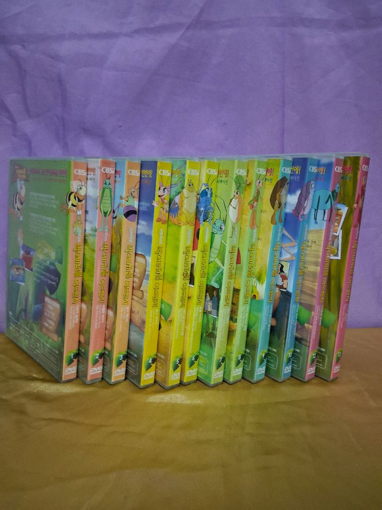 DVD 곤충대모험 벅스바이블 어드벤치.12개일괄.11번 없어요--4