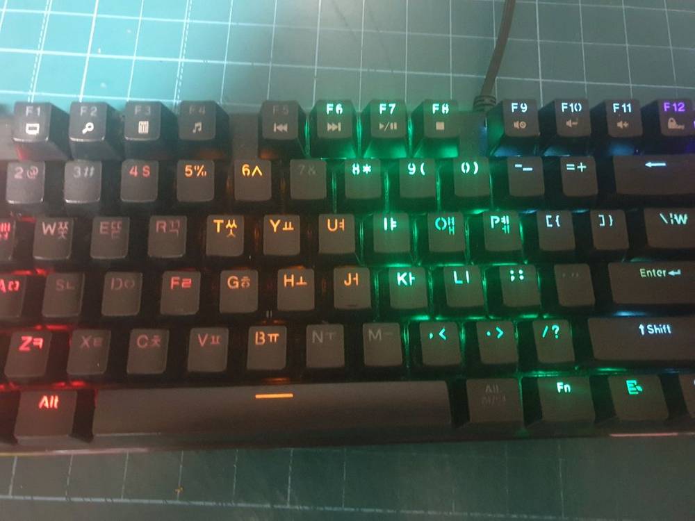 앱코 K570K 기계식 키보드 적축--1