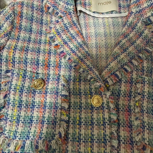 마쥬 컬러 트위드 자켓 36싸이즈