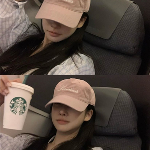 리즈 더위시 볼캡 모자 signature ball cap 핑크