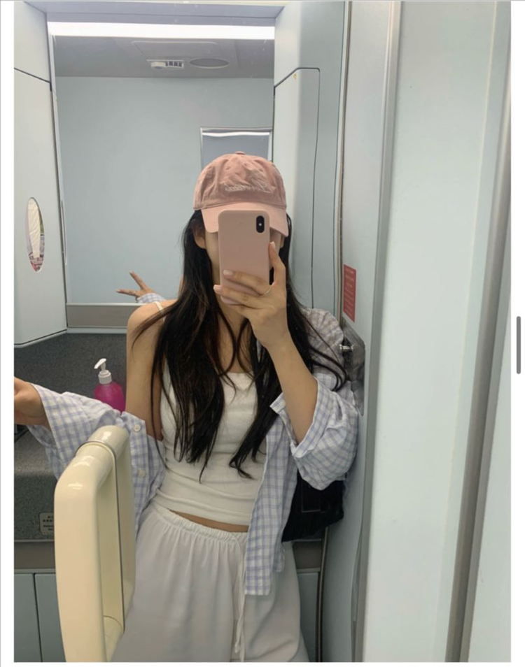 리즈 더위시 볼캡 모자 signature ball cap 핑크--2