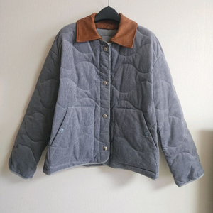 타임 스타일 코듀로이 구스 다운 자켓 점퍼 한섬 (정품X)