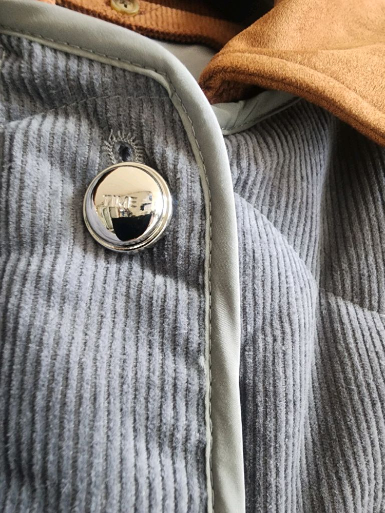 타임 스타일 코듀로이 구스 다운 자켓 점퍼 한섬 (정품X)--3