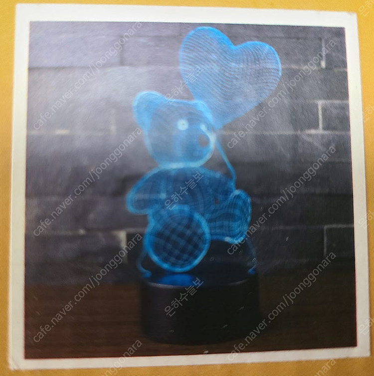 3D LED 무드 조명 & 컬러 조명 & 테이블 램프 이미지