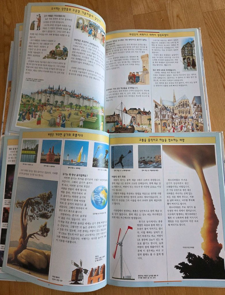 교원 그림으로 보는 테마백과 12권 + 덤 책들 여러권--4