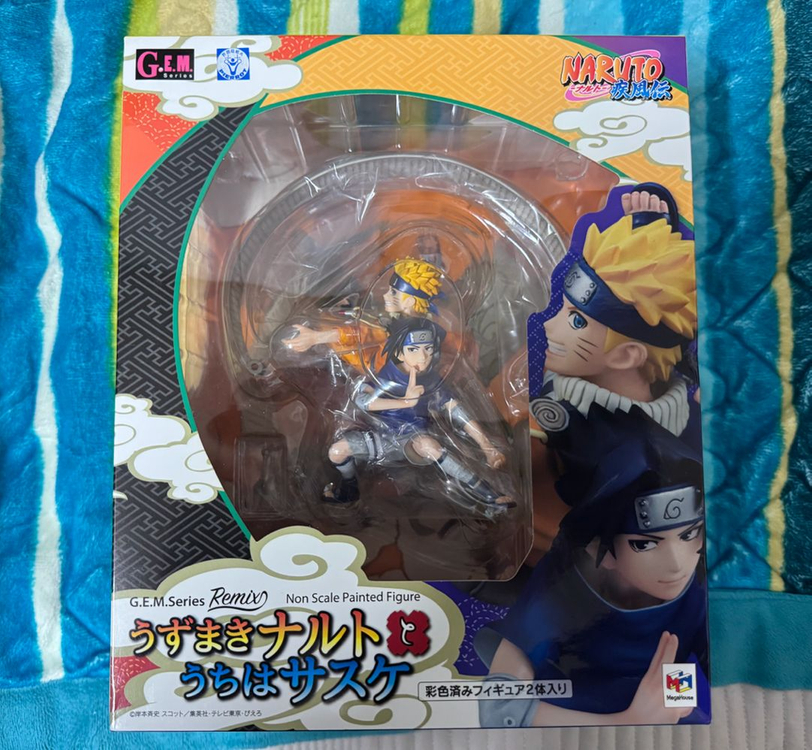 미개봉 메가하우스 gem 리믹스 나루토&사스케--3