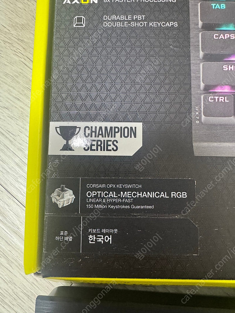 커세어 K70 OPX 텐키리스 키보드 팝니다 ! 이미지