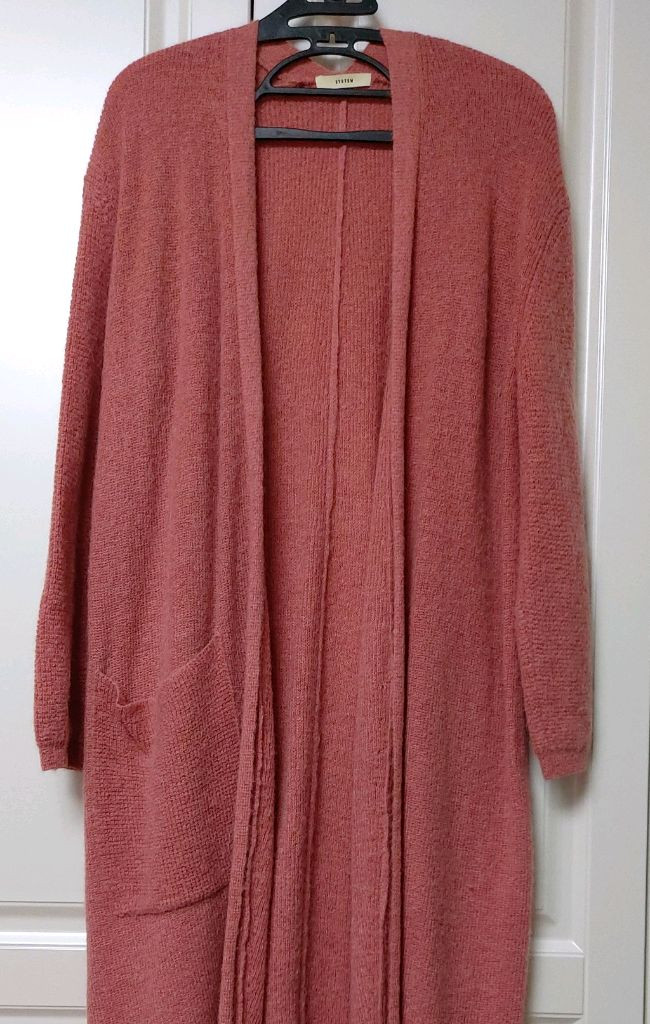 한섬 시스템 모알파카 롱가디건55~66--1