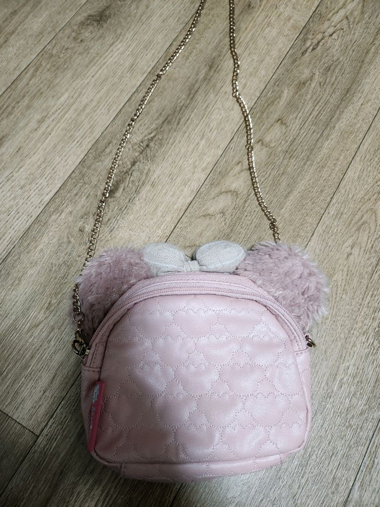 도쿄 디즈니씨 셰리메이(ShellieMay) 얼굴형 퀼팅 숄더백--1