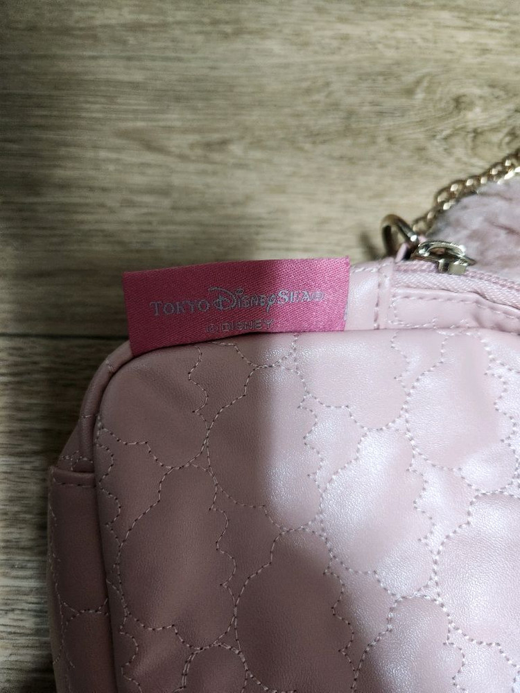 도쿄 디즈니씨 셰리메이(ShellieMay) 얼굴형 퀼팅 숄더백--2