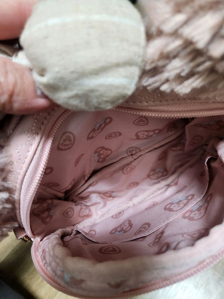 도쿄 디즈니씨 셰리메이(ShellieMay) 얼굴형 퀼팅 숄더백--4