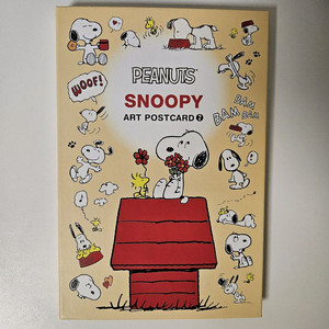 스누피 엽서 세트 엽서북 엽서공책