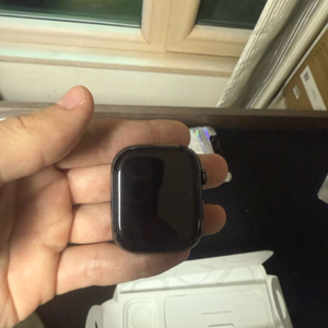 애플워치11 제트블랙 46mm gps 풀박 팝니다!