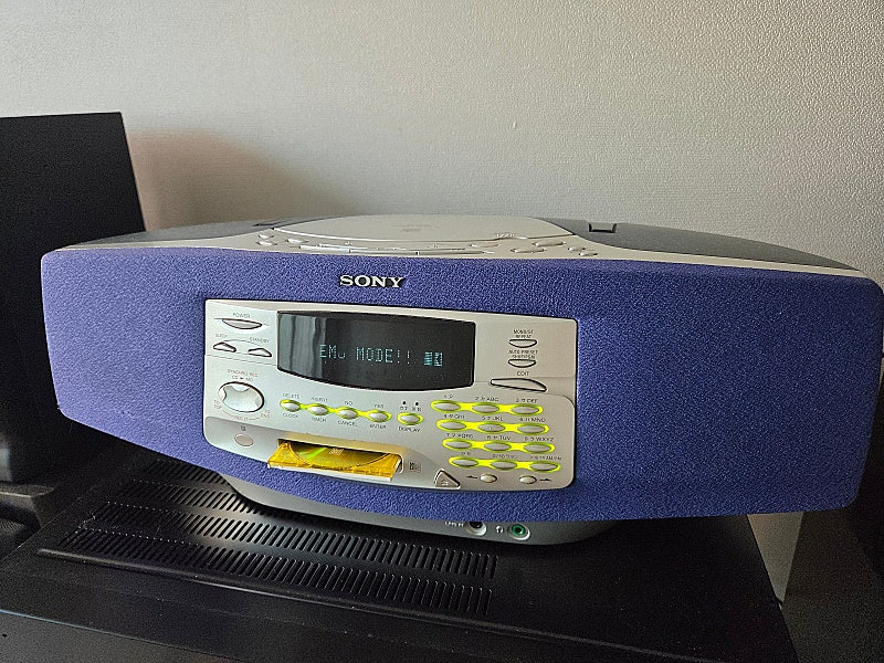 소니 레트로 붐박스 SONY 희귀 MD 오디오시스템--0