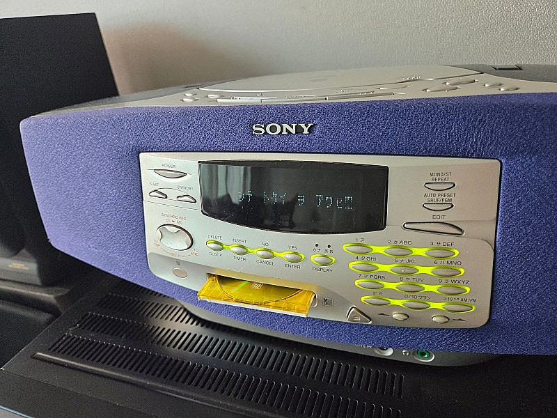 소니 레트로 붐박스 SONY 희귀 MD 오디오시스템--2