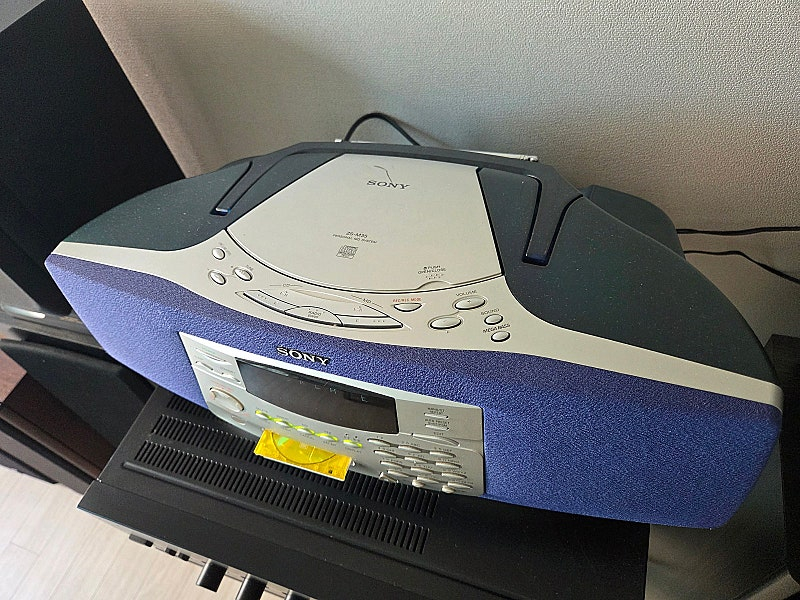 소니 레트로 붐박스 SONY 희귀 MD 오디오시스템--3