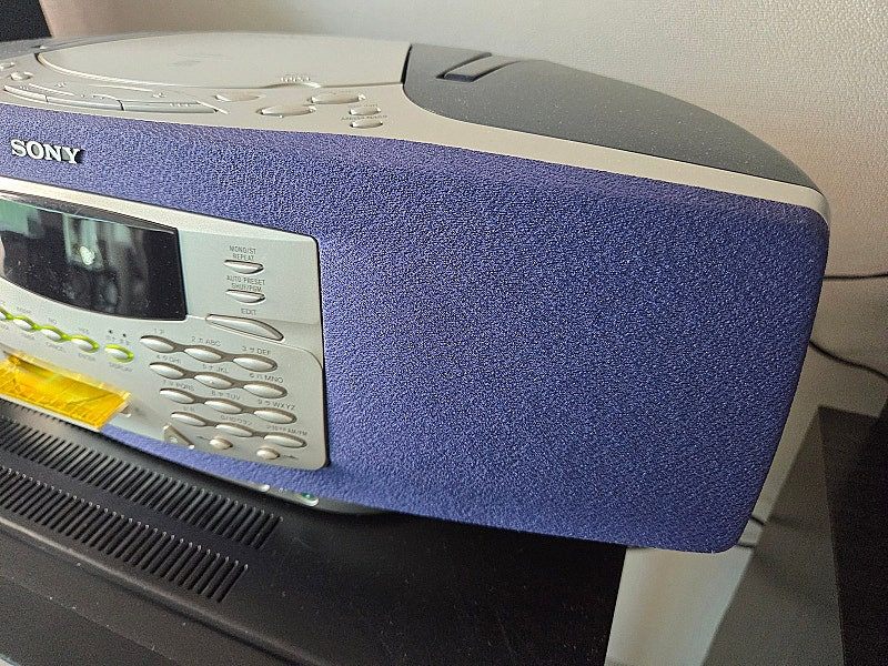 소니 레트로 붐박스 SONY 희귀 MD 오디오시스템--4