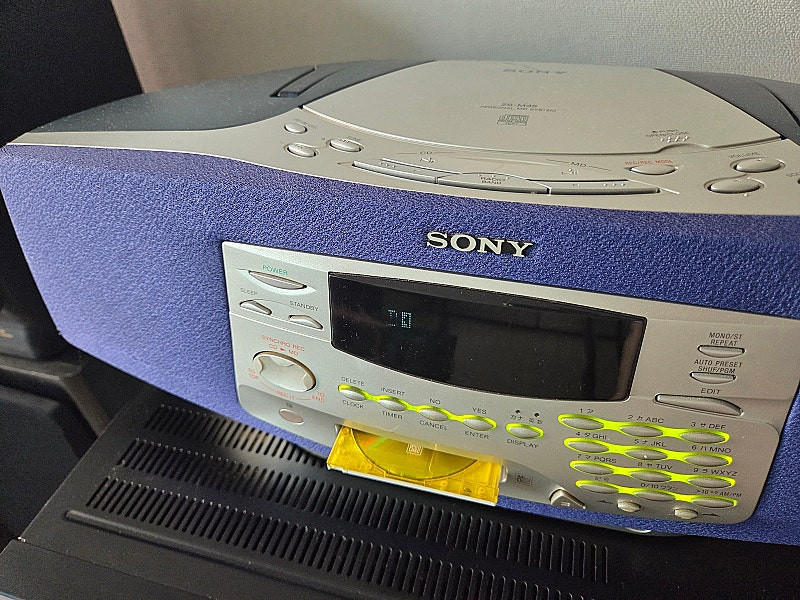 소니 레트로 붐박스 SONY 희귀 MD 오디오시스템--5