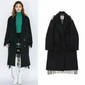 럭키슈에뜨 고가라인 울 롱코트 + 스커트 55