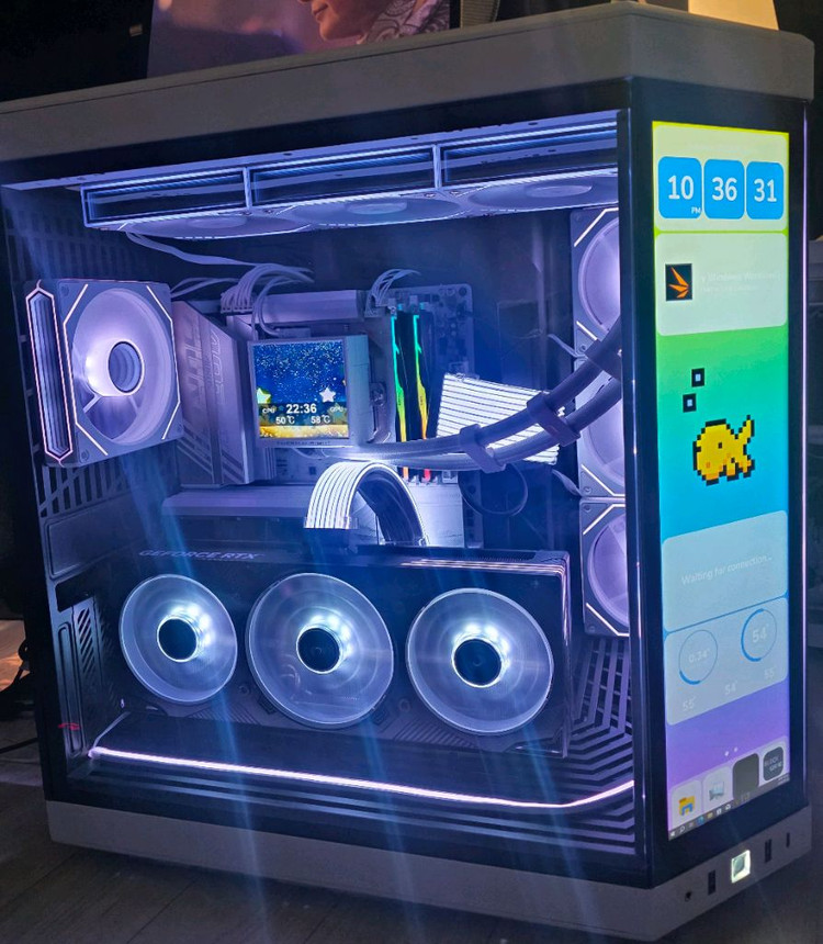 라이젠9 9950X3D RTX5080 Y70 어항PC 급매--3