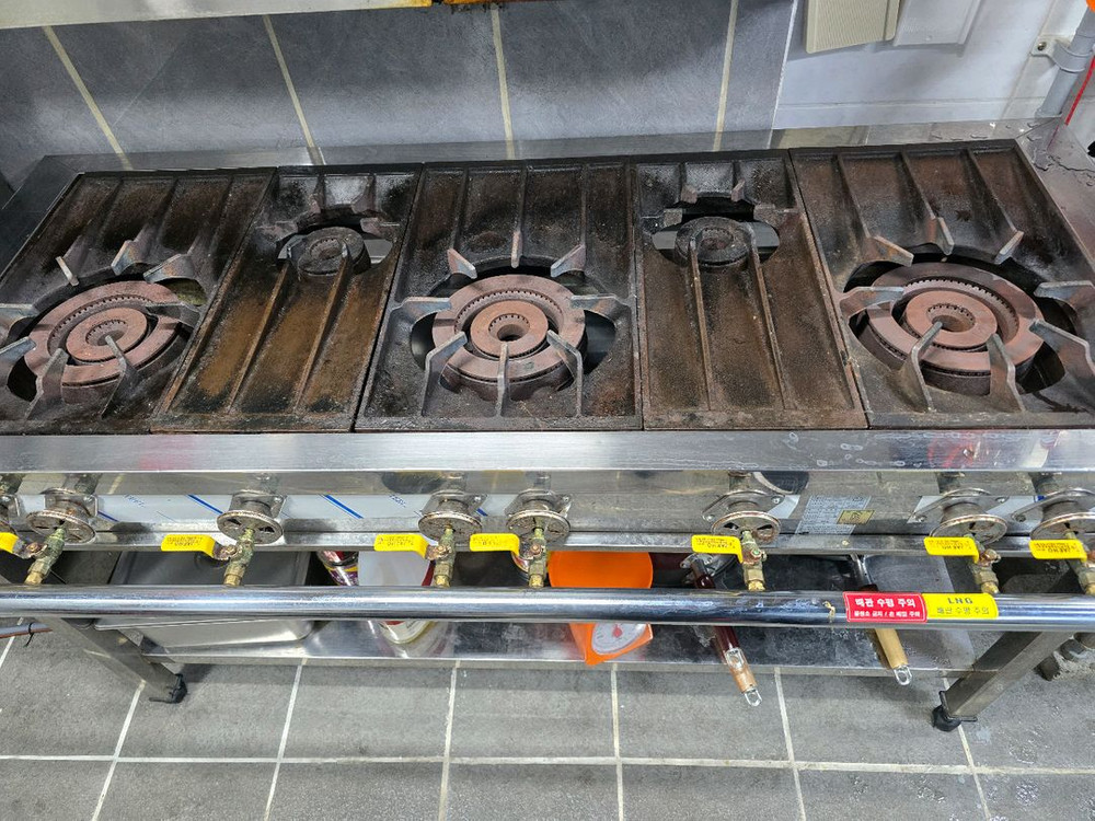 업소용 5구 간택기(가스레인지)--2