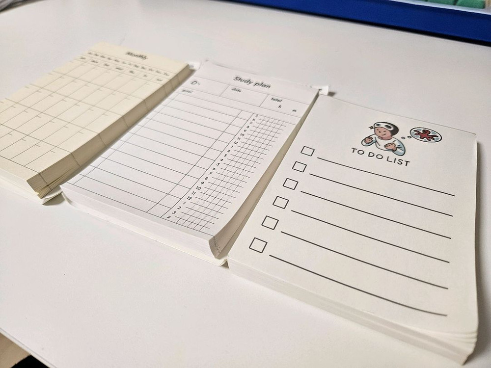 메모패드 떡메모지 포스트잇 3종 세트--1