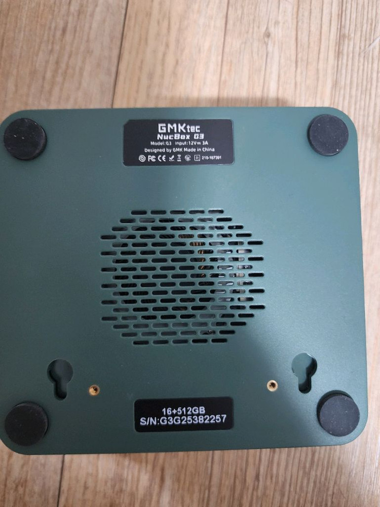 미니pc gmk g3 n100 16기가 512기가 판매합니다 이미지