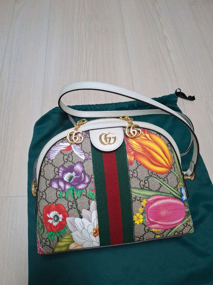 (정품)구찌 오피디아 플로라 돔 스몰 크로스백 499621--1