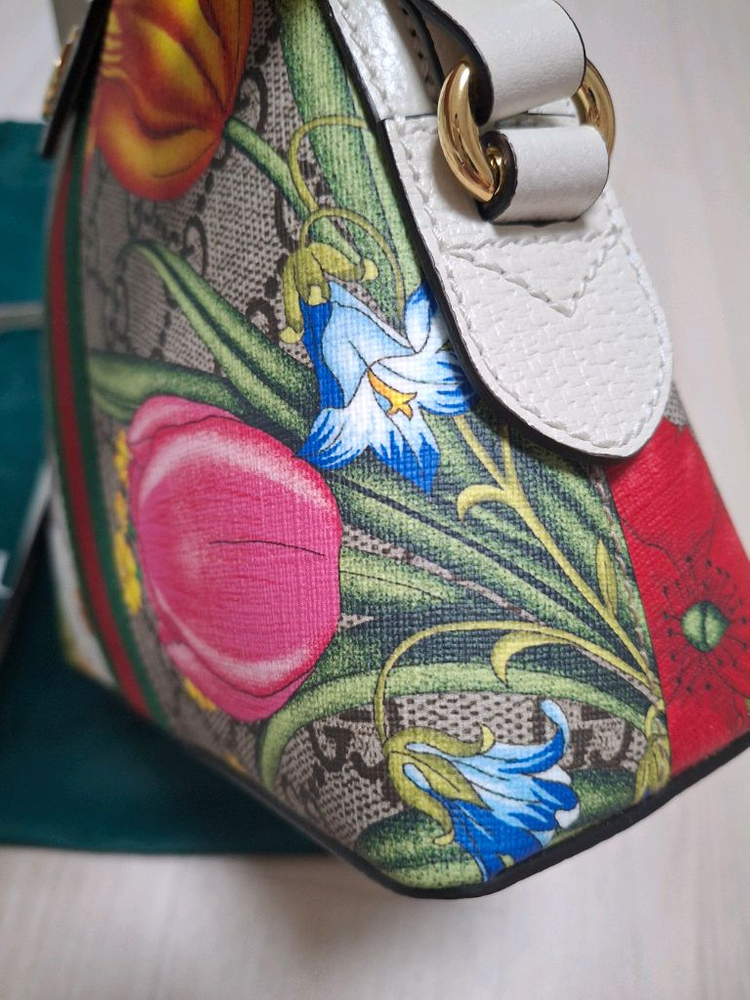 (정품)구찌 오피디아 플로라 돔 스몰 크로스백 499621--4