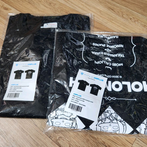 홀로라이브X애니플러스 한정판 Myth 티셔츠(미개봉)