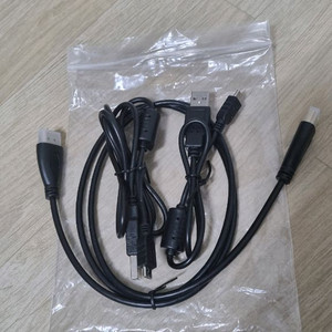 HDMI 1개+5핀 2개 케이블 세트(새상품)