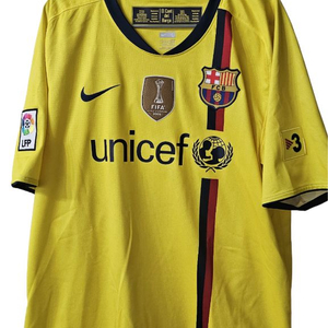 [해외L]08-09 바르셀로나 즐라탄 어웨이 풀마킹 유니폼 판매합니다. 이미지