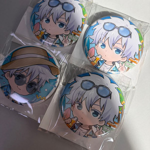 주술회전 마루쿠지 메구미 고죠 노바라 나나미 유지 캔뱃지 양도 이미지