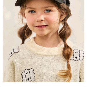 리미떼두두 핫 도그 퍼피 니트 스웨터 130사이즈