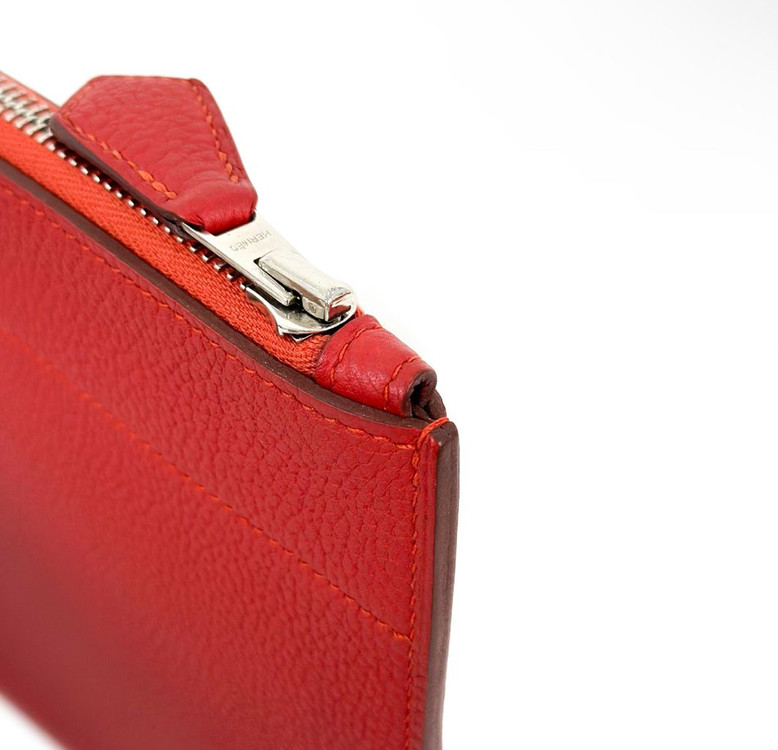 Hermes 에르메스 바자 클러치 MM 루즈그레나--2