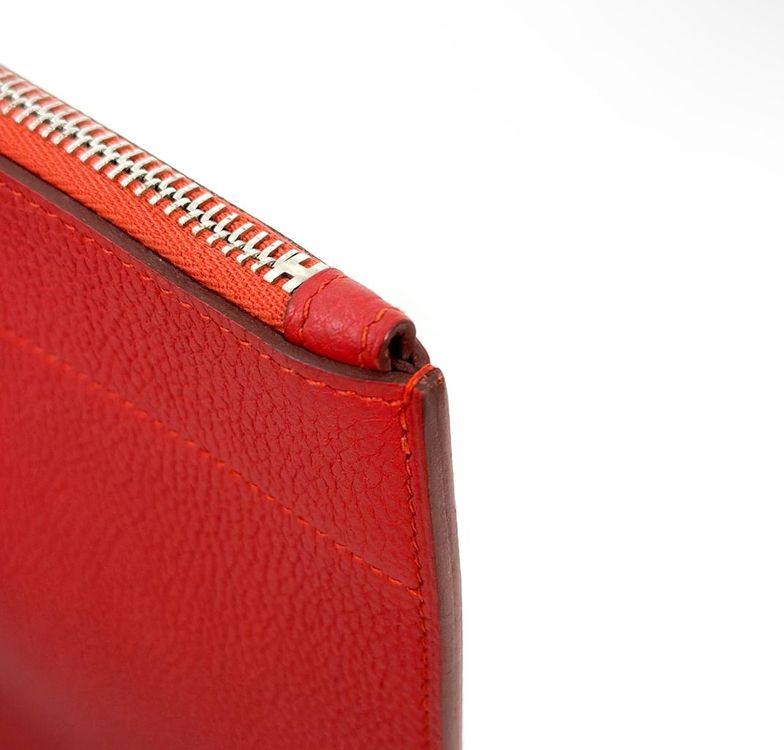 Hermes 에르메스 바자 클러치 MM 루즈그레나--3