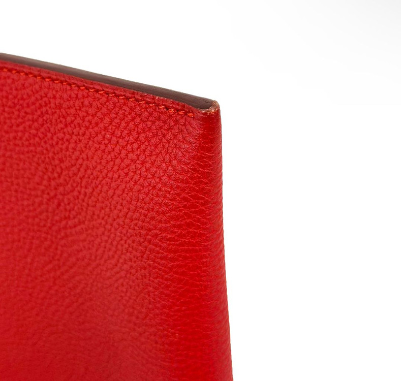 Hermes 에르메스 바자 클러치 MM 루즈그레나--5